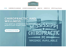 Tablet Screenshot of chiropdx.com